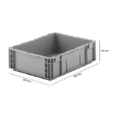   Többfunkciós Tárolódoboz Mf 4120 Pp, 396X297X120 mm, 2 Címketartóval A Hosszanti Oldalakon