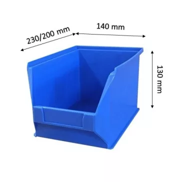 Mh4-Box Kék (230X140X130mm)