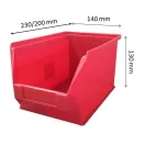 Mh4-Box Piros (230X140X130mm)