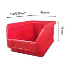 Mh5-Box Piros (160X95X75mm)