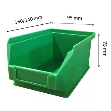 Mh5-Box Zöld (160X95X75mm)