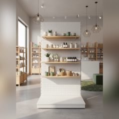   Bemutató Állvány, Összerakható, 2. osztályú termék - bemutatótermi darab!