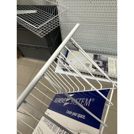 Element System Drótkosár Zöldség Fehér, 80X35 cm Konzollal (festékhibás)
