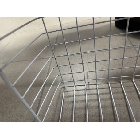 Element System Drótkosár Zöldség Fehér, 80X35 cm Konzollal (festékhibás)