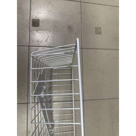Element System Drótkosár Zöldség Fehér, 80X35 cm Konzollal (festékhibás)