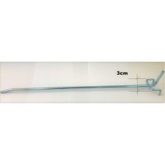 Szimpla Akasztó Krómozott 30cm