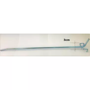 Szimpla Akasztó Krómozott 30cm