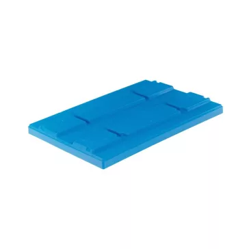 Raklapfedél, 1205 x 805 x 94 mm, kék (RAL5012)