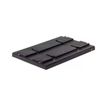 Raklapfedél, 1205 x 805 x 94 mm, fekete