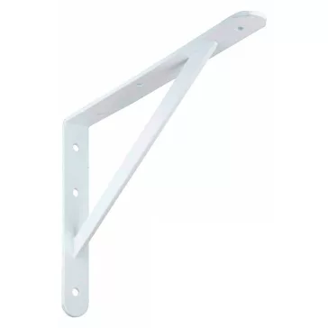 Fémkonzol 14X20 cm Fehér 90°-os