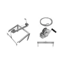 Dromader Tartószerkezet építési sittledobókhoz, megerősített kivitel, 8-25 m