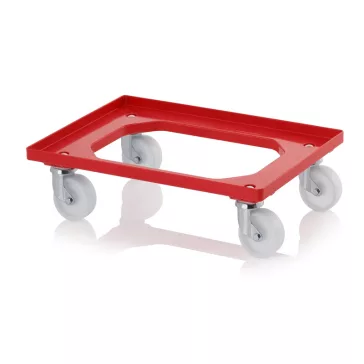Szállító Roller Polyamid Kerekekkel Ro 64 Pa piros