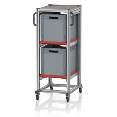   Rendszerkocsi Euro Tárolóládahoz 60 x 40 Magasság 134 cm SE 134 6442.2