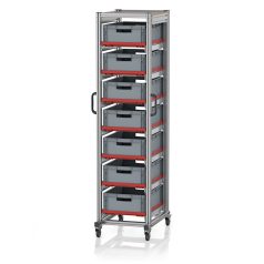   Rendszerkocsi Euro Tárolóládahoz 60 x 40 Magasság 200 cm SE 200 6417.2