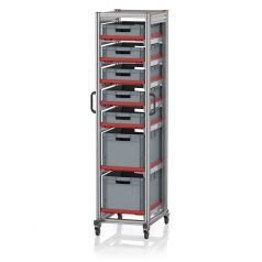   Rendszerkocsi Euro Tárolóládahoz 60 x 40 Magasság 200 cm SE 200 643212.2