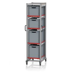   Rendszerkocsi Euro Tárolóládahoz 60 x 40 Magasság 200 cm SE 200 644232.2