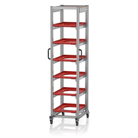 Rendszerkocsi Euro Tárolóládahoz 60 x 40 Magasság 200 cm SE 200 64 U.2