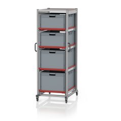   Rendszerkocsi Euro Tárolóládahoz 80 x 60 Magasság 200 cm SE 200 864232