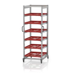   Rendszerkocsi Euro Tárolóládahoz 80 x 60 Magasság 200 cm SE 200 86 U