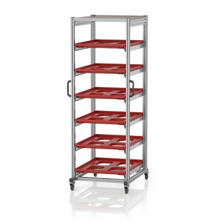 Rendszerkocsi Euro Tárolóládahoz 80 x 60 Magasság 200 cm SE 200 86 U