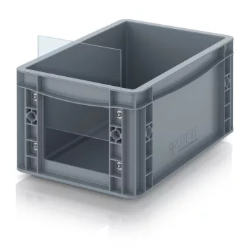   Nyitott Tárolóláda Euro Méretben SK S ES 32/17 HG Átlátszó Ablakkal