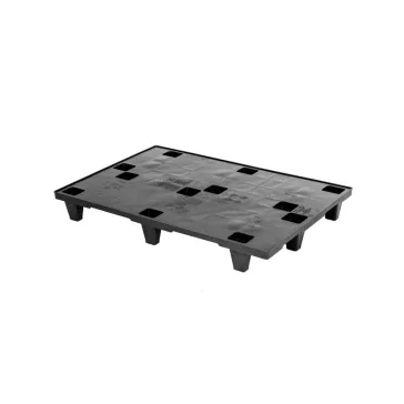 Műanyag, zárt, egyutas raklap, 12 lábbal 1200x800