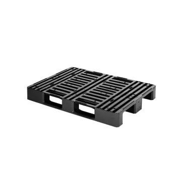 Műanyag bordázott raklap, 3 csúszótalpas 1200x800x150 mm