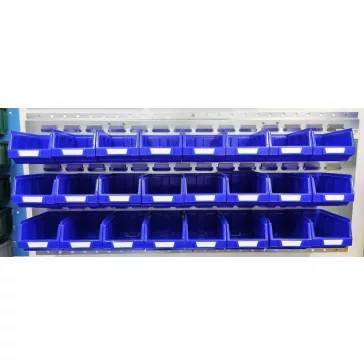   Horganyzott Fali Tartó Bull 2 kék Dobozokkal (991X440) Vízszintes