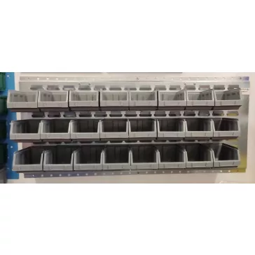   Horganyzott Fali Tartó Bull 2 Szürke Dobozokkal (991X440) Vízszintes