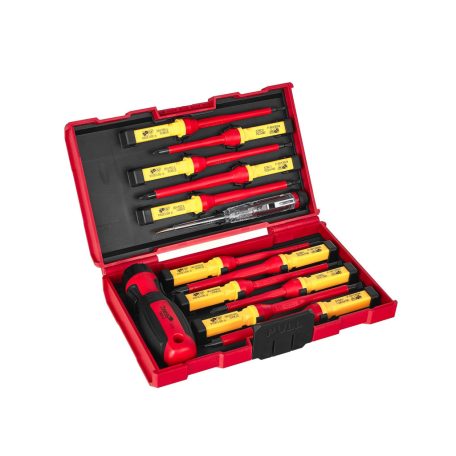 Geko VDE szigetelt csavarhúzókészlet, 13 darabos 