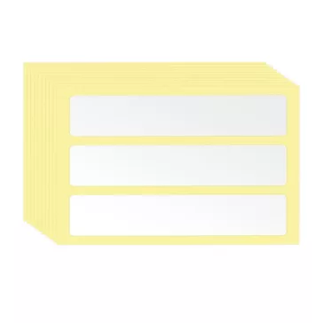   10 fül minden 3 szerszámosládára Öntapadó címkék TB KET S