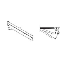 Tegometall H Polckonzol Párban 37 cm, Fehér