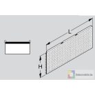 Tegometall Hátfal Rl Perforált L66,5 H40cm, Fehér