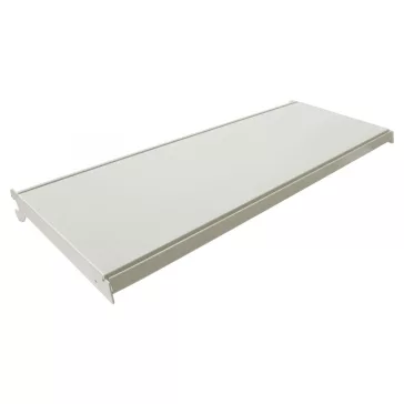 Tegometall Polc L125 T37cm, Fehér