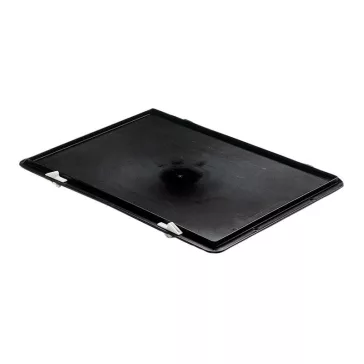 TK400 zárófedél 400x300 mm ládára, fekete