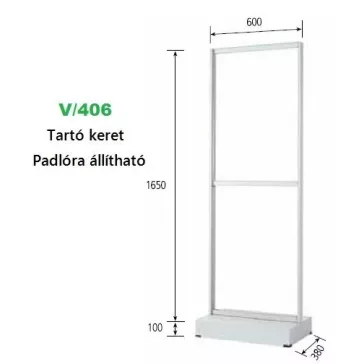 Fox V406 Kétoldalas Keret (1750 mm)