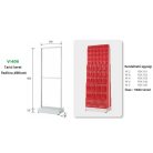 V406 Fox Kétoldalas Billenőfiókos Tárolórendszer