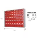 V_418 Fox Zártkeretes Billenőfiókos Tárolórendszer