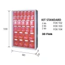 V419 Fox Zártkeretes Billenőfiókos Tárolórendszer