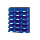 V/640-1 Műanyag Fali Tároló Rendszer kék