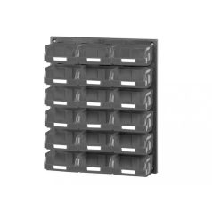 V/640-1 Műanyag Fali Tároló Rendszer szürke