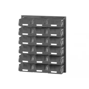 V/640-1 Műanyag Fali Tároló Rendszer szürke