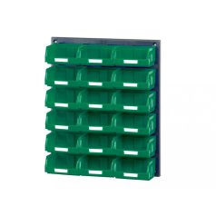 V/640-1 Műanyag Fali Tároló Rendszer zöld