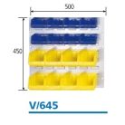 V_645 Fém Fali Tartó Bull Dobozokhoz