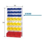 V_690 Fém Fali Tartó Bull Dobozokhoz