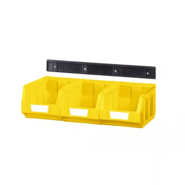 V/940-3 Fali Műanyag Tároló Rendszer, sárga