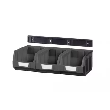 V/940-3 Fali Műanyag Tároló Rendszer, szürke