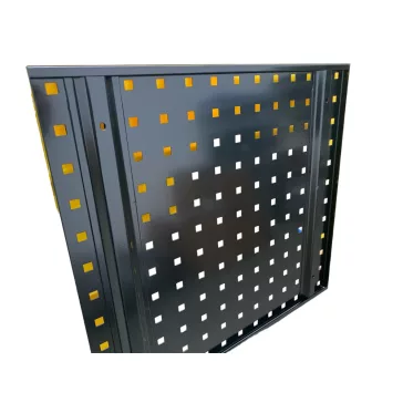 Perforált szerszámtartó fal, 494x456mm, fekete