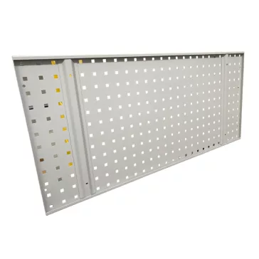 Perforált szerszámtartó fal (450x1000mm), világosszürke