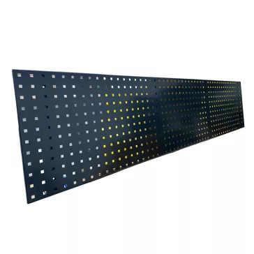 Perforált szerszámtartó fal (450x2000mm), fekete